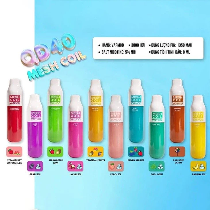 Meshing QD40 3000 Puffs Disposable Vape Wholesale factory