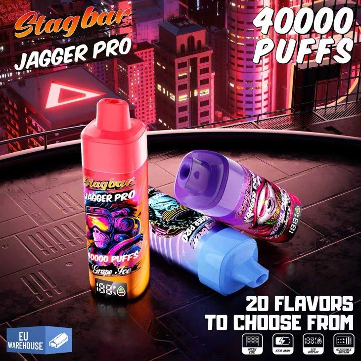 Stagbar Jagger Pro 40000 40K Puffs Disposable Vape Wholesale suppliers